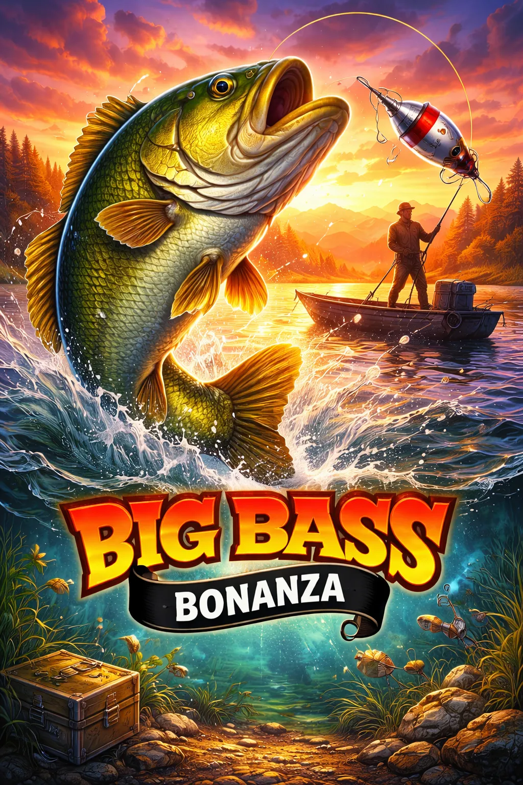 Big Bass Bonanza — Hacksaw Gaming bei CrownCoins Casino